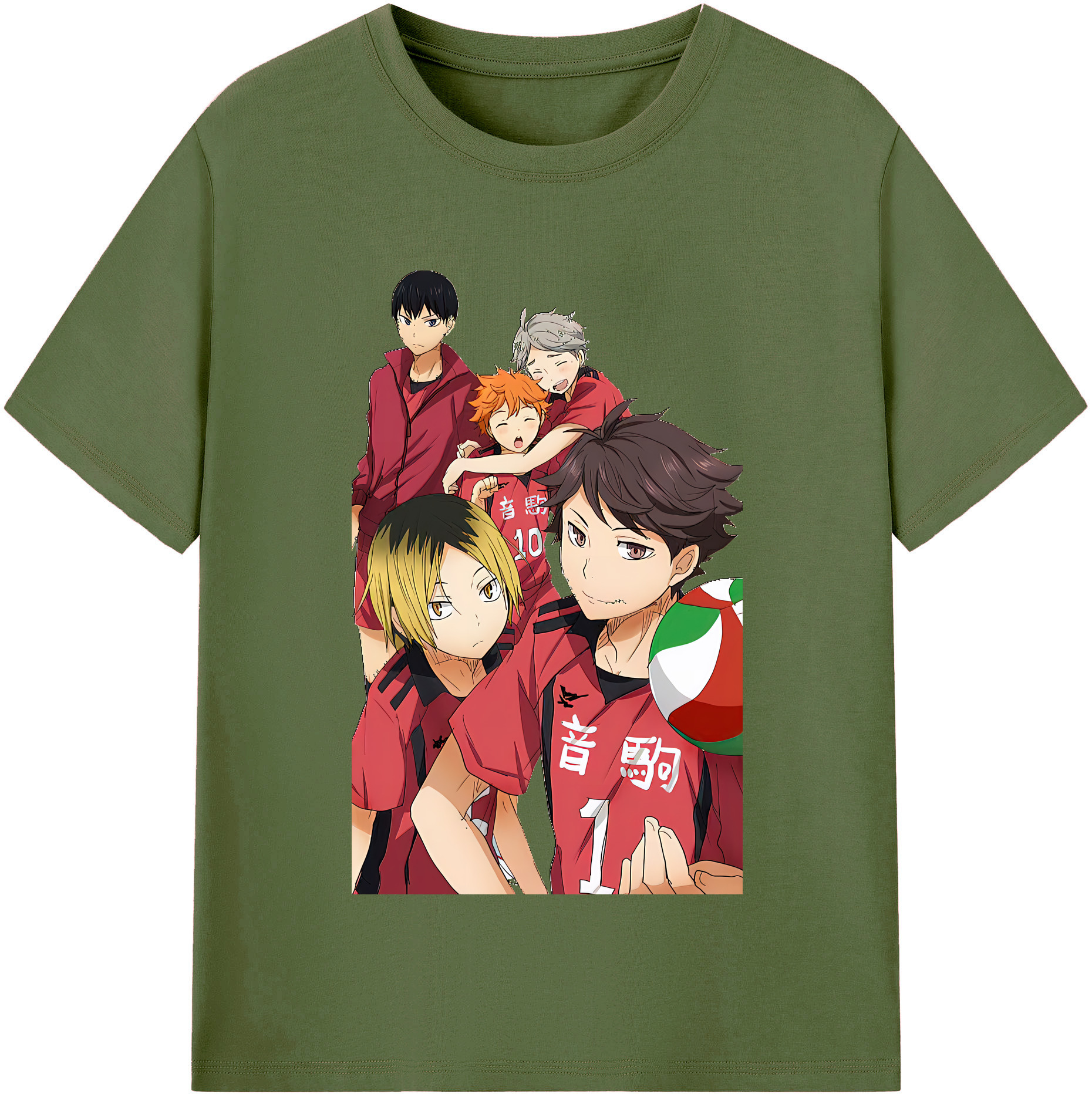 （画像用） ハイキュー!! Haikyu!! 綿100％半袖Tシャツ（フロントプリント）